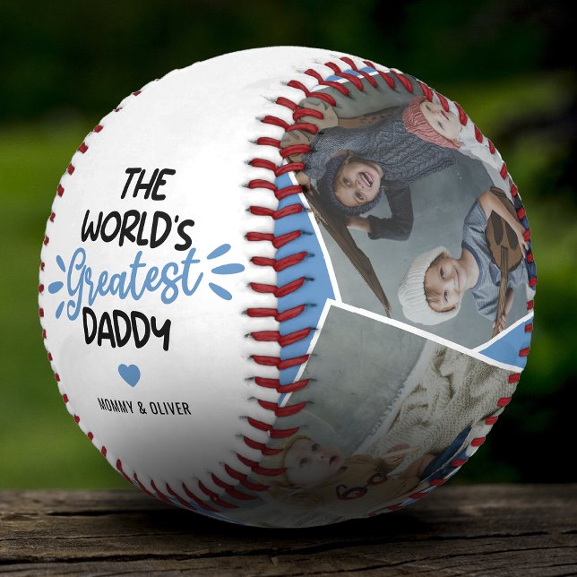 Balle De Baseball Le plus grand papa du monde 4 Photo (Créateur téléchargé)