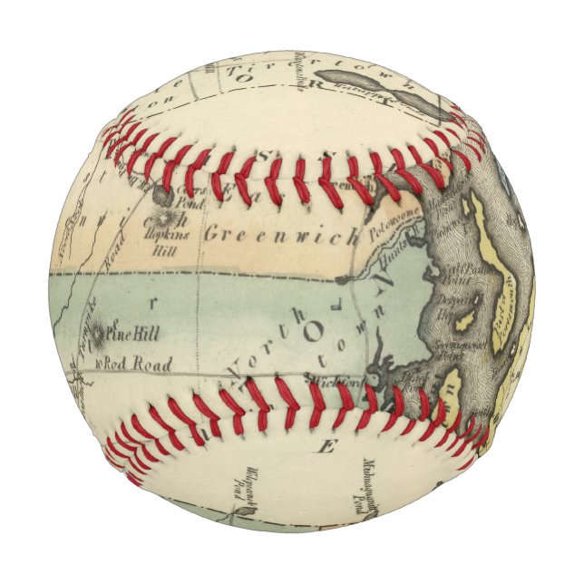 Balle De Baseball L'île de Rhode (Devant)