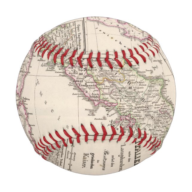 Balle De Baseball L'Italie sous les Lombards (Devant)