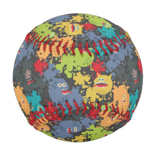 Balle De Baseball Little cute funny monsters