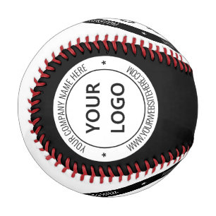 Balle De Baseball Logo de la société Cusom et Baseball de texte Choi