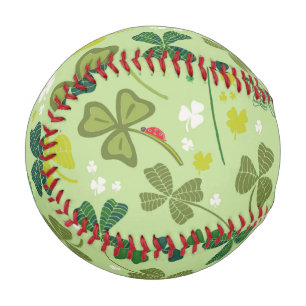 Balle De Baseball Lucky Shamrock Baseball