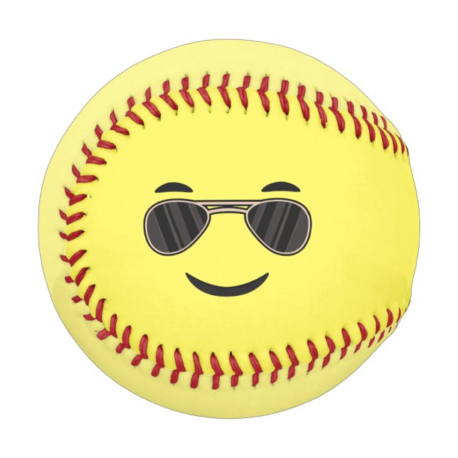 Balle De Baseball Lunettes de soleil Emoji (Devant Gauche)