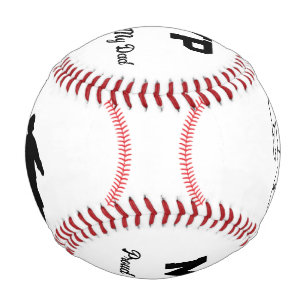 Balle De Baseball Ma star mon papa baseball personnalisé