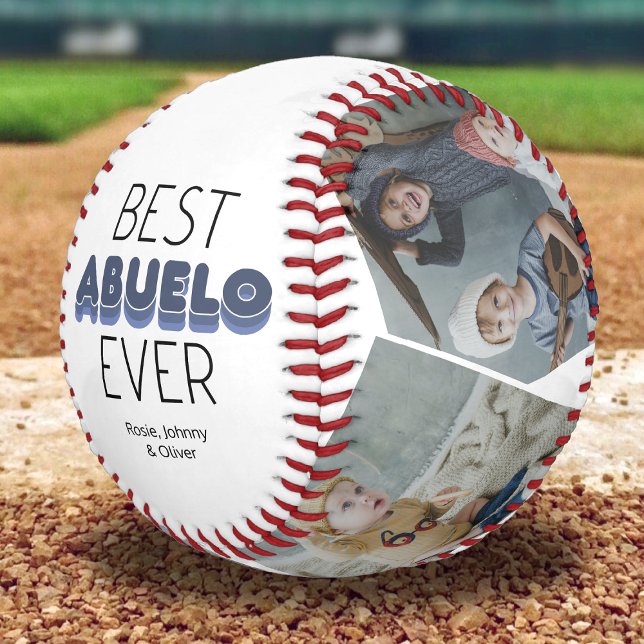 Balle De Baseball Meilleur Abuelo Jamais Photo Baseball (Créateur téléchargé)