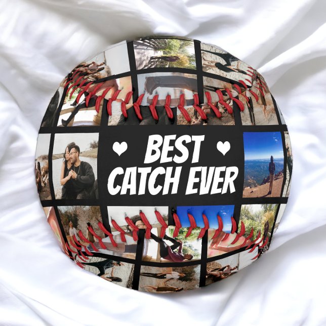 Balle De Baseball Meilleur Catch Jamais Personnalisé 10 Photo (Créateur téléchargé)