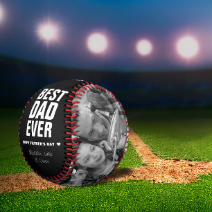 Balle De Baseball Meilleur Papa de la Fête des Pères Photos Personna