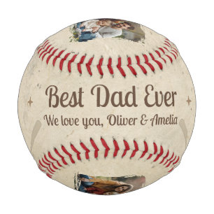 Balle De Baseball Meilleur Papa de Tous les Temps 2 Cadeau de Souven
