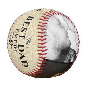 Balle De Baseball Meilleur Papa de Tous les Temps Cadeau de Fête des