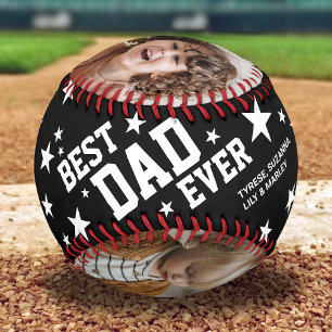 Balle De Baseball Meilleur papa jamais Fête des pères 4 Photo