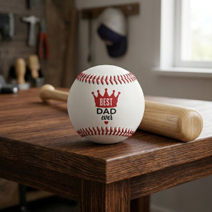 Balle De Baseball Meilleur Papa Personnalisé Image Baseball