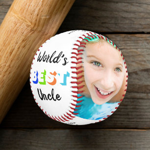 Balle De Baseball Meilleure photo d'oncle au monde