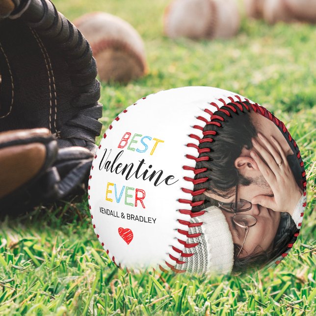 Balle De Baseball Meilleure photo Valentine Ever (Créateur téléchargé)
