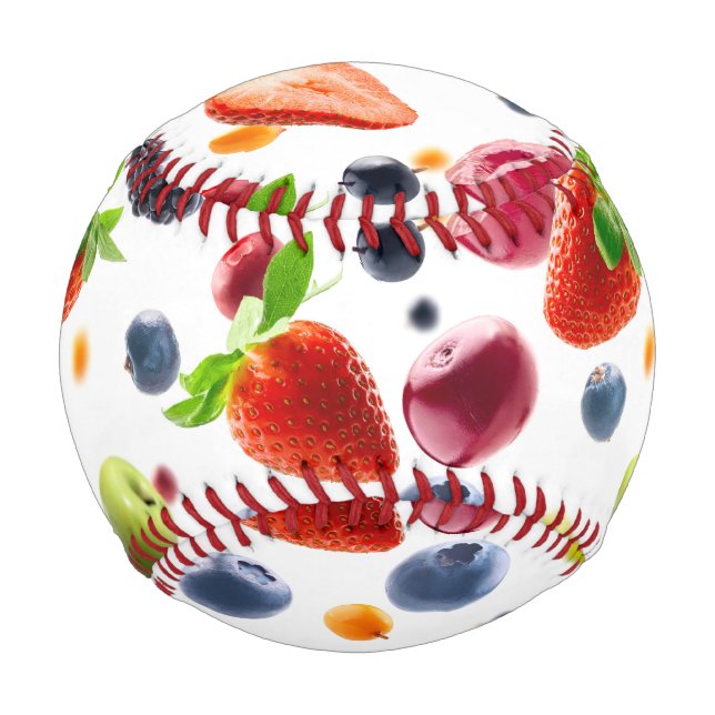 Balle De Baseball Mélanger les fruits (Devant)