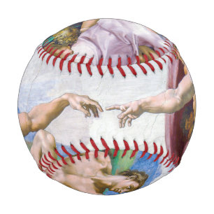 Balle De Baseball Michelangelo - Création d'Adam Isolé