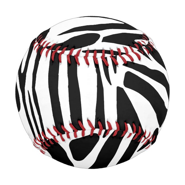 Balle De Baseball Modèle Zèbre (Devant)