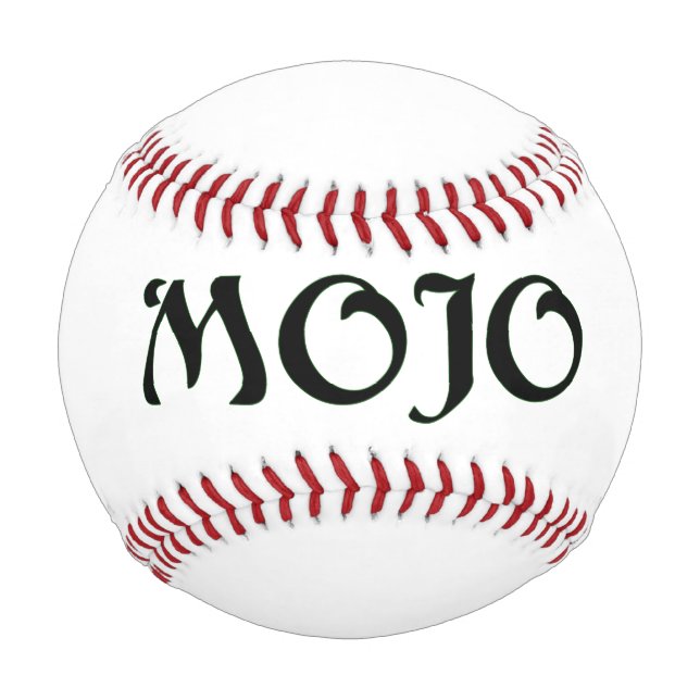 Balle De Baseball Mojo baseball blanc (Devant)