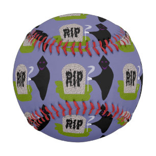Balle De Baseball Mort au cimetière Halloween Baseball
