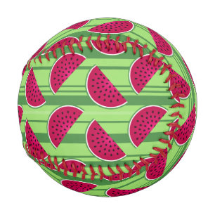 Balle De Baseball Motif de tranches de pastèque