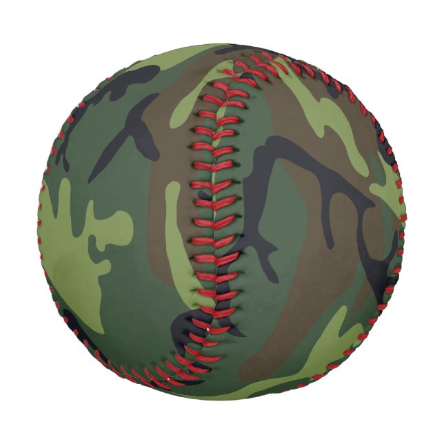 Balle De Baseball Motif du Camouflage Vert, Motif militaire, Armée (Angle)