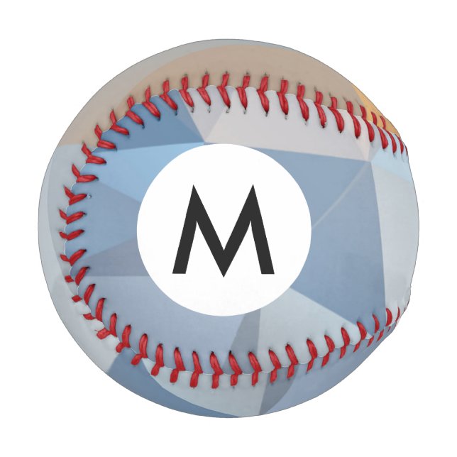 Balle De Baseball Motif triangle Abstrait cool (Devant Gauche)