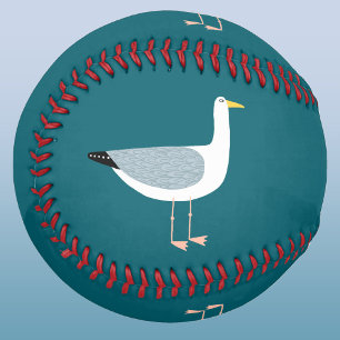 Balle De Baseball Mouette amusante