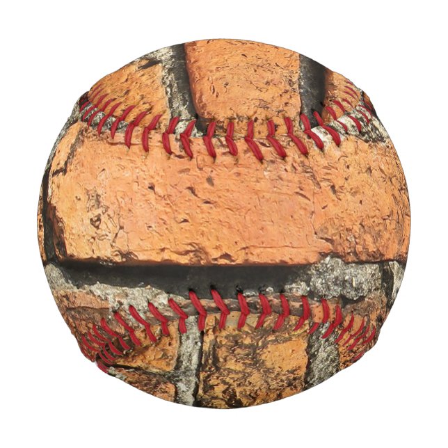 Balle De Baseball Mur en briques antique (Devant)