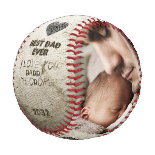 Balle De Baseball Noël Nouveau papa Meilleur papa Jamais do-it-yours