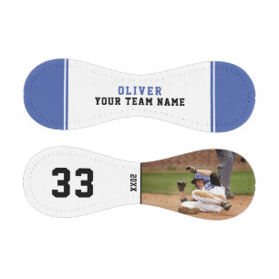 Balle De Baseball Nom de l'équipe bleue Nom du joueur Nom du joueur 