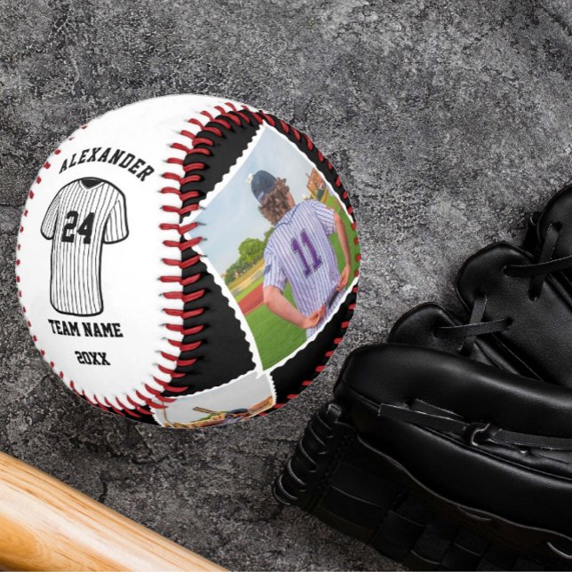 Balle De Baseball Nom du joueur personnalisé, numéro du joueur et no (Créateur téléchargé)