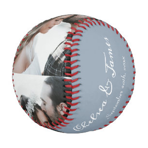 Balle De Baseball Nom du script de mariée et de chambre photo person