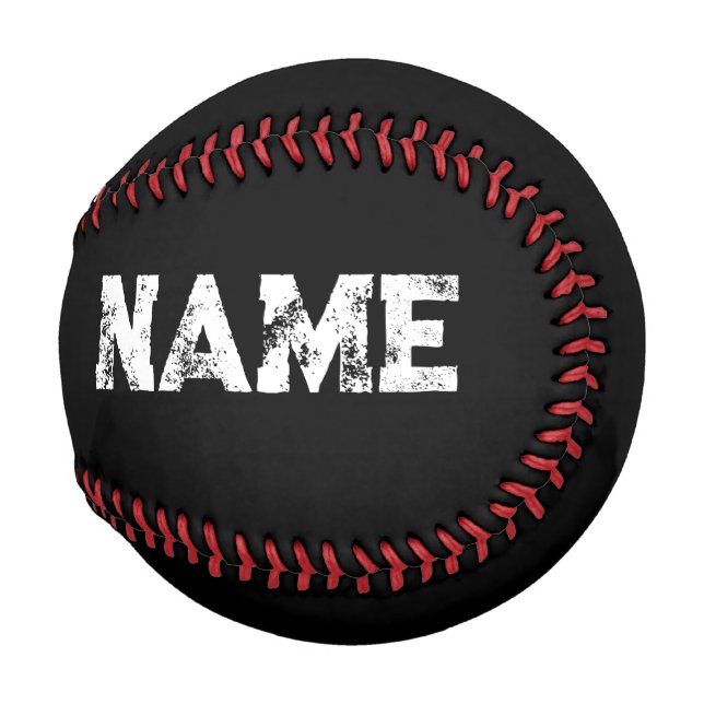 Balle De Baseball Nom et numéro 4 Baseball, Baseball Team (Devant Droite)