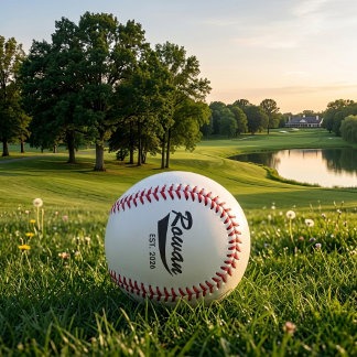 Balle De Baseball Nom et numéro de joueur personnalisés