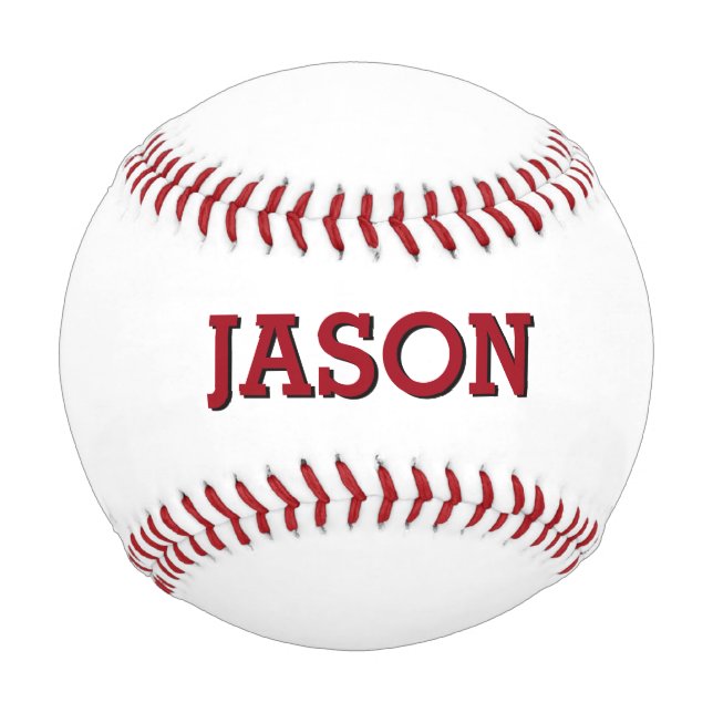 Balle De Baseball Nom Personnalisé Baseball Personnalisé (Devant)
