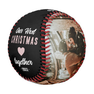 Balle De Baseball Notre Premier Noël Ensemble 2 Photos