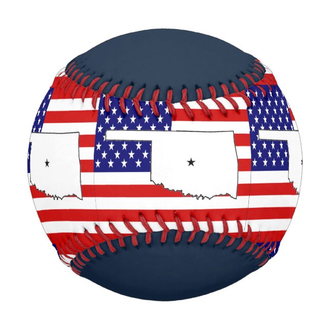 BALLE DE BASEBALL OKLAHOMA (Devant)