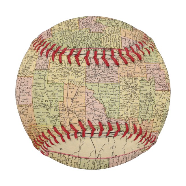 Balle De Baseball Oklahoma (Devant)