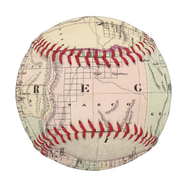 Balle De Baseball Oregon 6 (Devant)