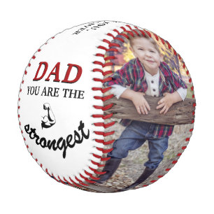 Balle De Baseball Papa tu es la Fête des Pères la plus Forte 2 Photo