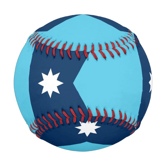 Balle De Baseball Patriotic baseball with flag of Minnesota (Devant)