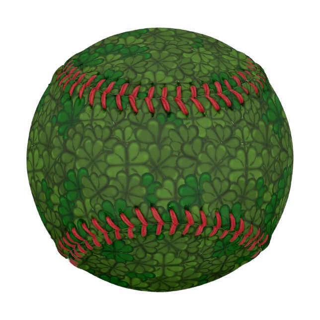 Balle De Baseball Pattern St Patrick (Devant)