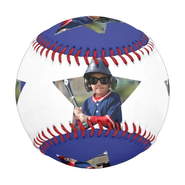 Balle De Baseball Personnalisé All Star Photo Baseball (Devant)