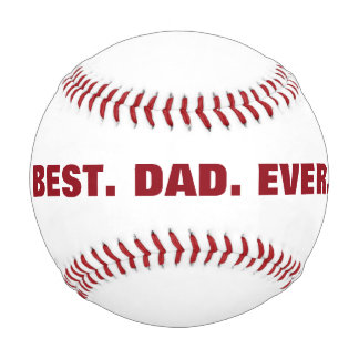 Balle De Baseball Personnalisé Meilleur papa jamais baseball