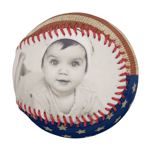 Balle De Baseball Personnalisé Personnalisé Fabriqué USA American Pa (Devant Droite)