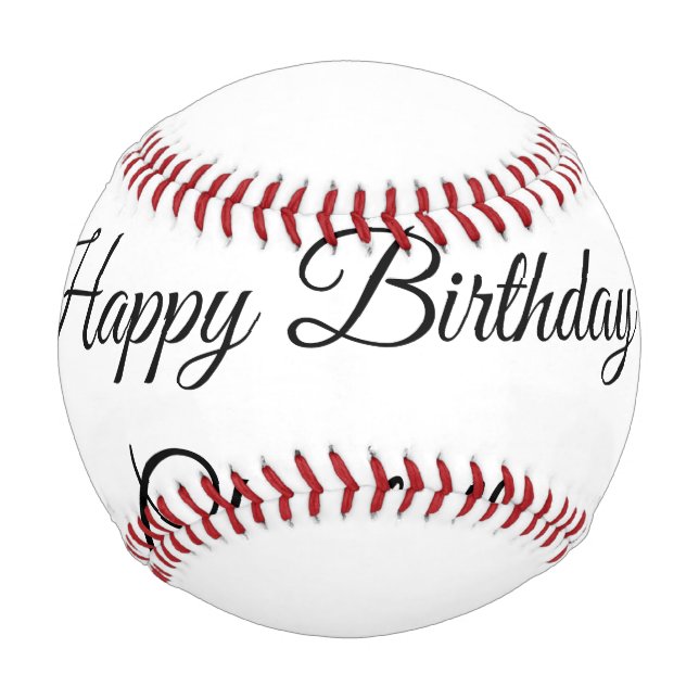 BALLE DE BASEBALL PETIT ANNIVERSAIRE DE CUTIE (Devant)