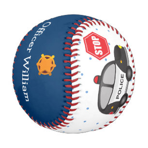 Balle De Baseball Petit Garçon policier et voiture
