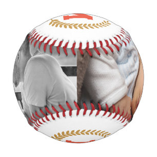 Balle De Baseball Photo de fête des pères personnalisée