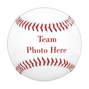 Balle De Baseball Photo d'équipe ~ Personnalisée