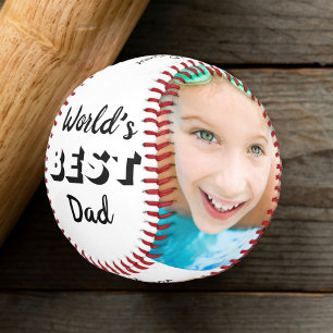 Balle De Baseball Photo du Meilleur Papa du Monde