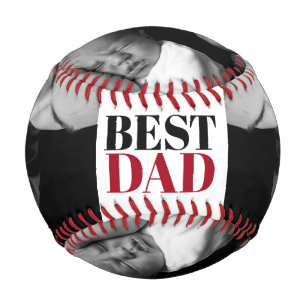 Balle De Baseball Photo personnalisée du meilleur père